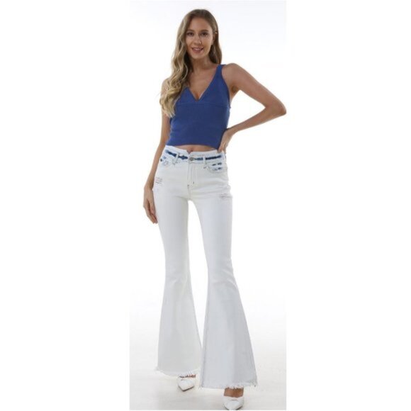 VERVET by Flying Monkey HIGH RISE SUPER FLARE - Picture 2 of 4